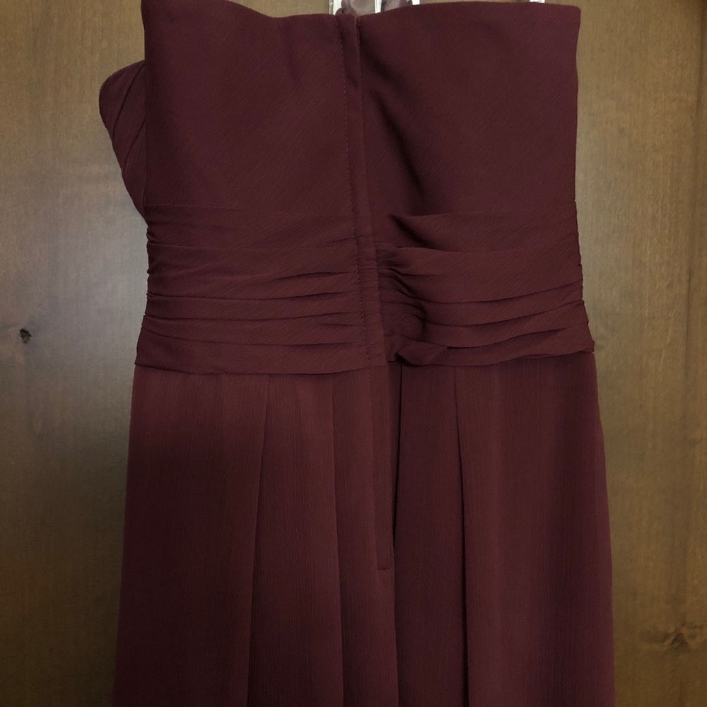 David’s bridal wtoo wine bridesmaids dress - Picture 3 of 8